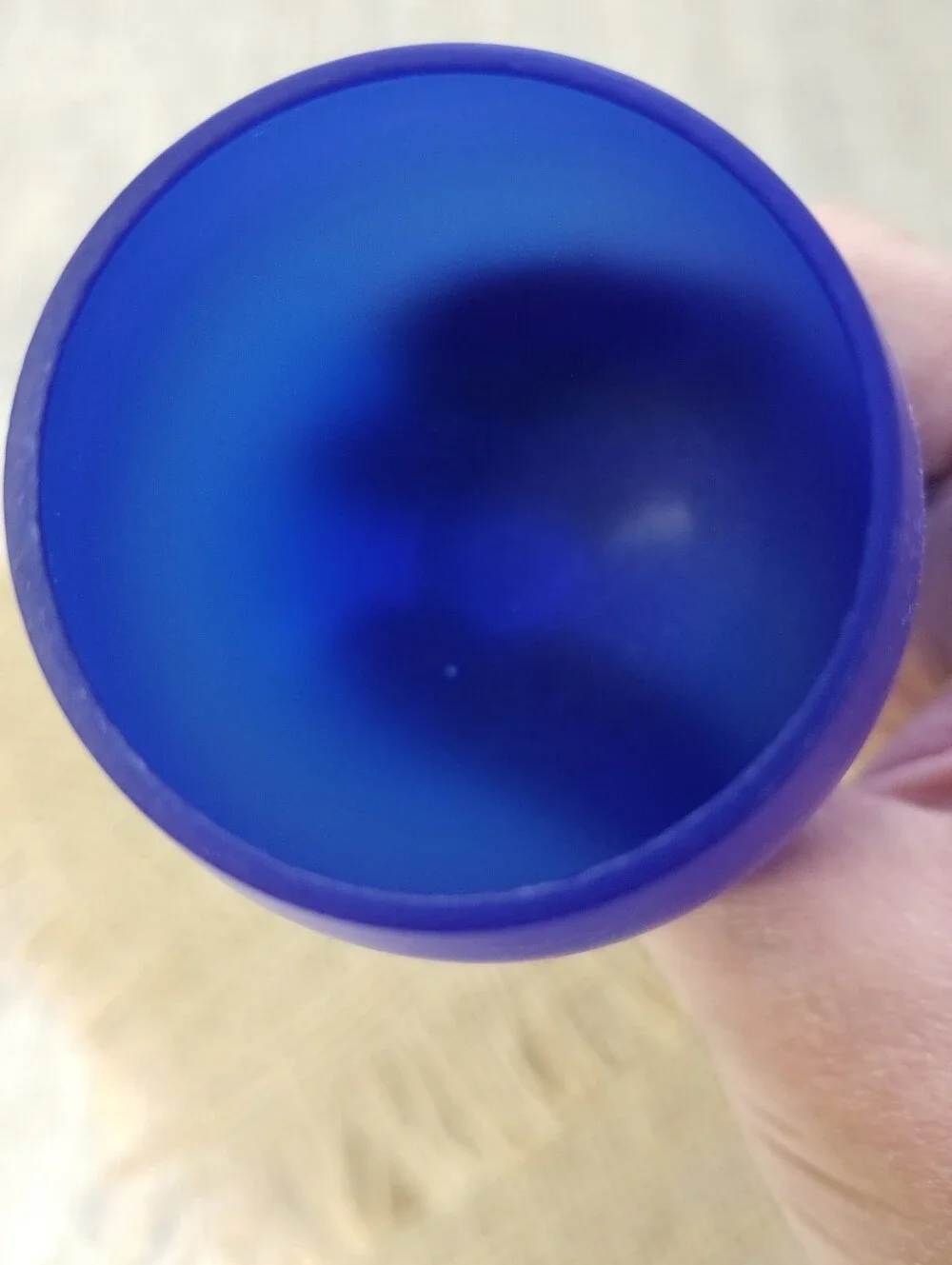 Vintage Cobalt Blue Brandy Snifter
